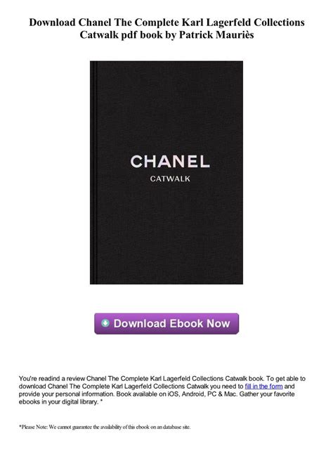 chanel catwalk pdf.